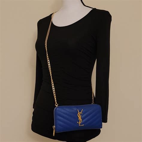 ysl caviar wallet